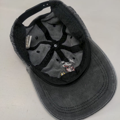 Mickey Mouse Snapback Hat Gray OSFM Embroidered Adjustable Disney