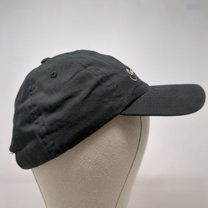 Osprey Meadows Slideback Hat Black OSFM Adjustable Embroidered 6 Panel Cotton