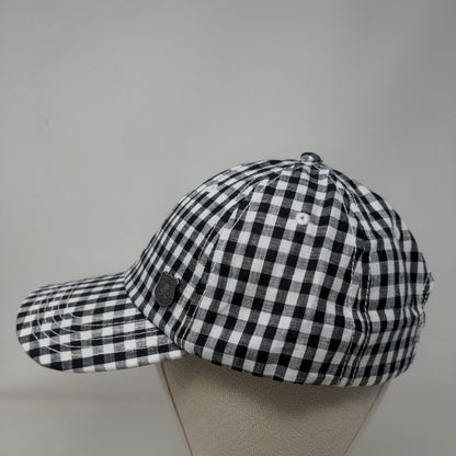 Nick Graham Slideback Hat Multicolor OSFA Adjustable Gingham 6 Panel Cotton