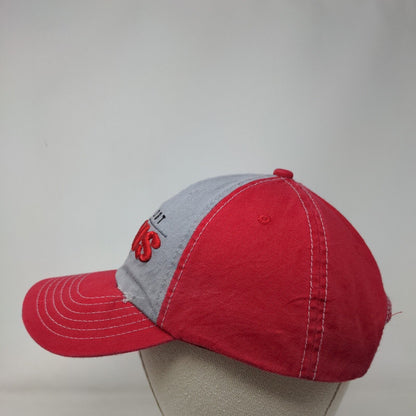 Hillcrest Rams Strapback Hat Red One Size Adjustable Embroidered 6 Panel Cotton