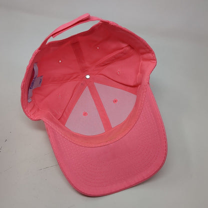 Day Drinkin' Strapback Hat Pink One Size Adjustable 6 Panel Port & Company
