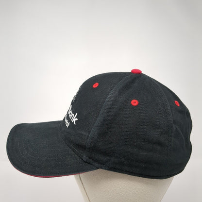 Central Bank of The Midwest Strapback Hat Black OS Adjustable Embroidered Otto