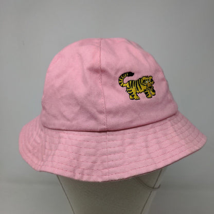 Chicago's Brookfield Zoo Girl's Bucket Hat Pink Size 53 CM Embroidered Logo