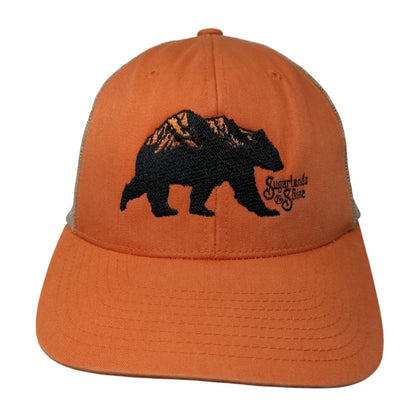 Sugarlands Shine Snapback Trucker Hat Orange OS Mesh Back The Classics Yupoong