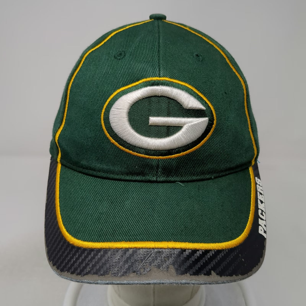 Green Bay Packers NFL Team Apparel Cap Green One Size Embroidered Strapback Hat