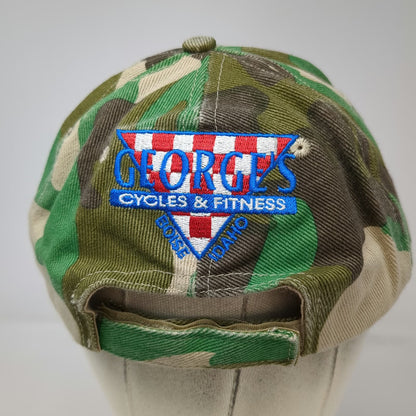 Lyle Pearson 200 George's Cycles Hat Baseball Cap Green Camo One Size Strapback