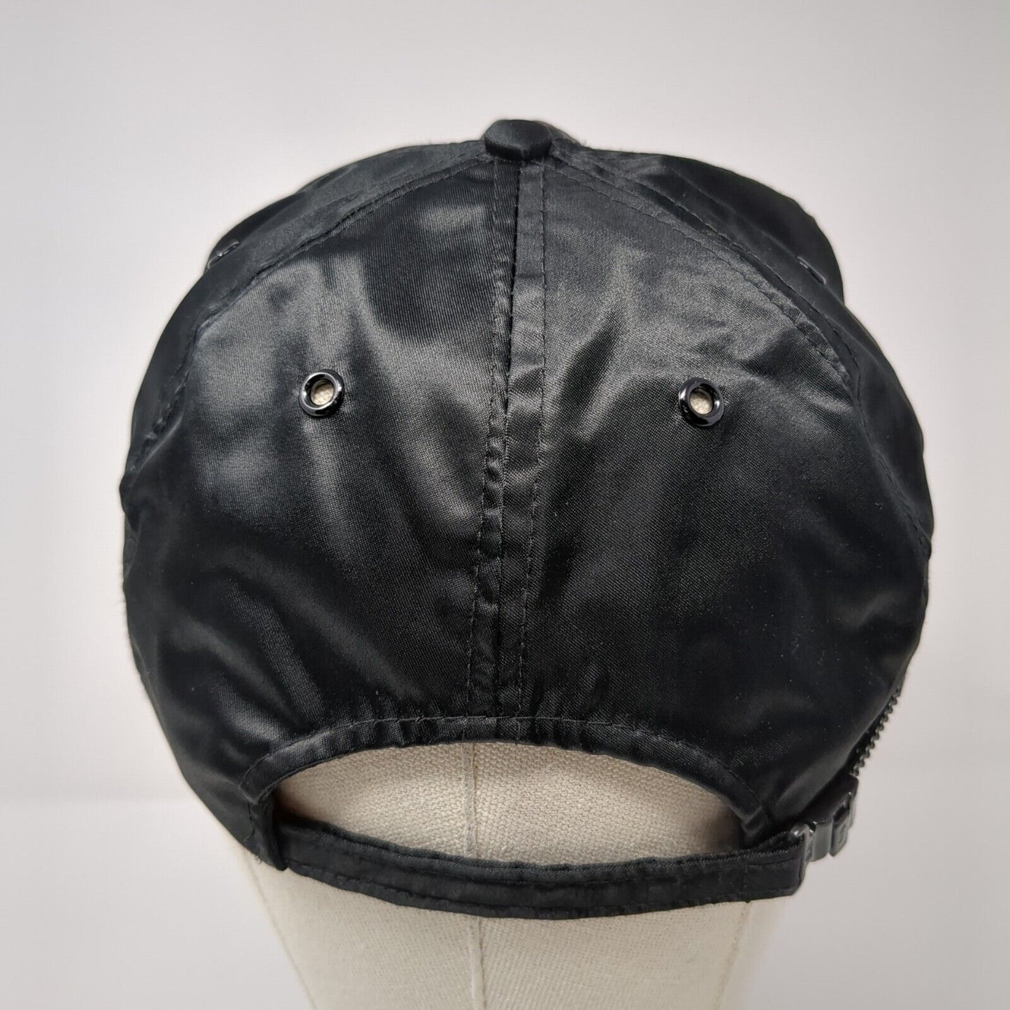 Vintage INE Transportation Claspback Trucker Hat Black Rope Patch Logo Bus