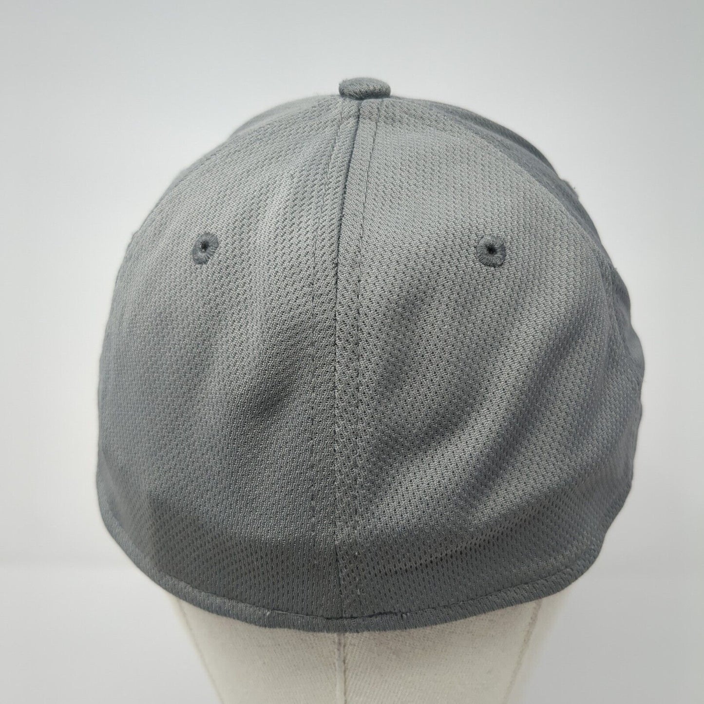 Athletic Works Fitted Hat Gray L-XL Stretch Blank Solid 6 Panel Outdoor