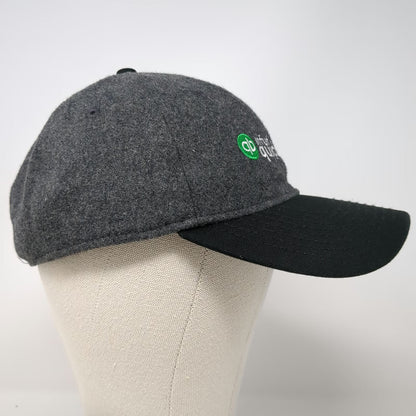 New Era Baseball Cap Gray Black One Size Intuit Wool Slideback Hat