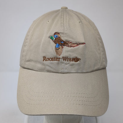Rooster Slideback Hat Brown One Size Adjustable Embroidered KC Outdoor