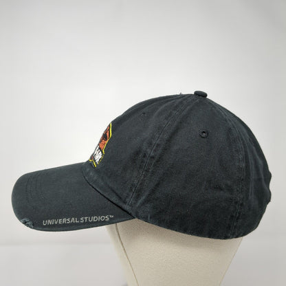 Jurassic Park Strapback Hat Black OSFA Adjustable Universal Studios