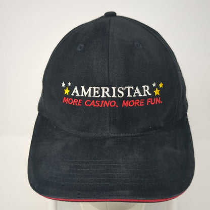 Ameristar More Casino More Fun Slideback Hat Black One Size Adjustable