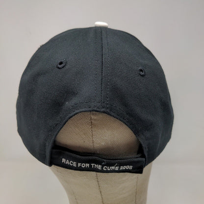 Clarian Health Men's Strapback Hat Black OSFA Race for the Cure 2008 Logo