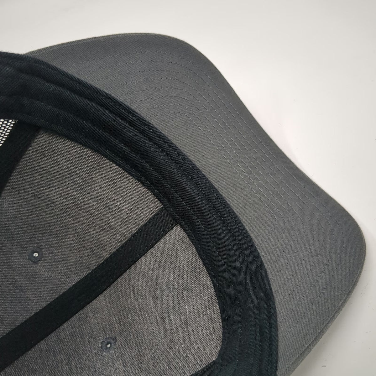 Richardson 112 Trucker Hat Gray One Size Mesh Back Snapback CNC Logo Adjustable
