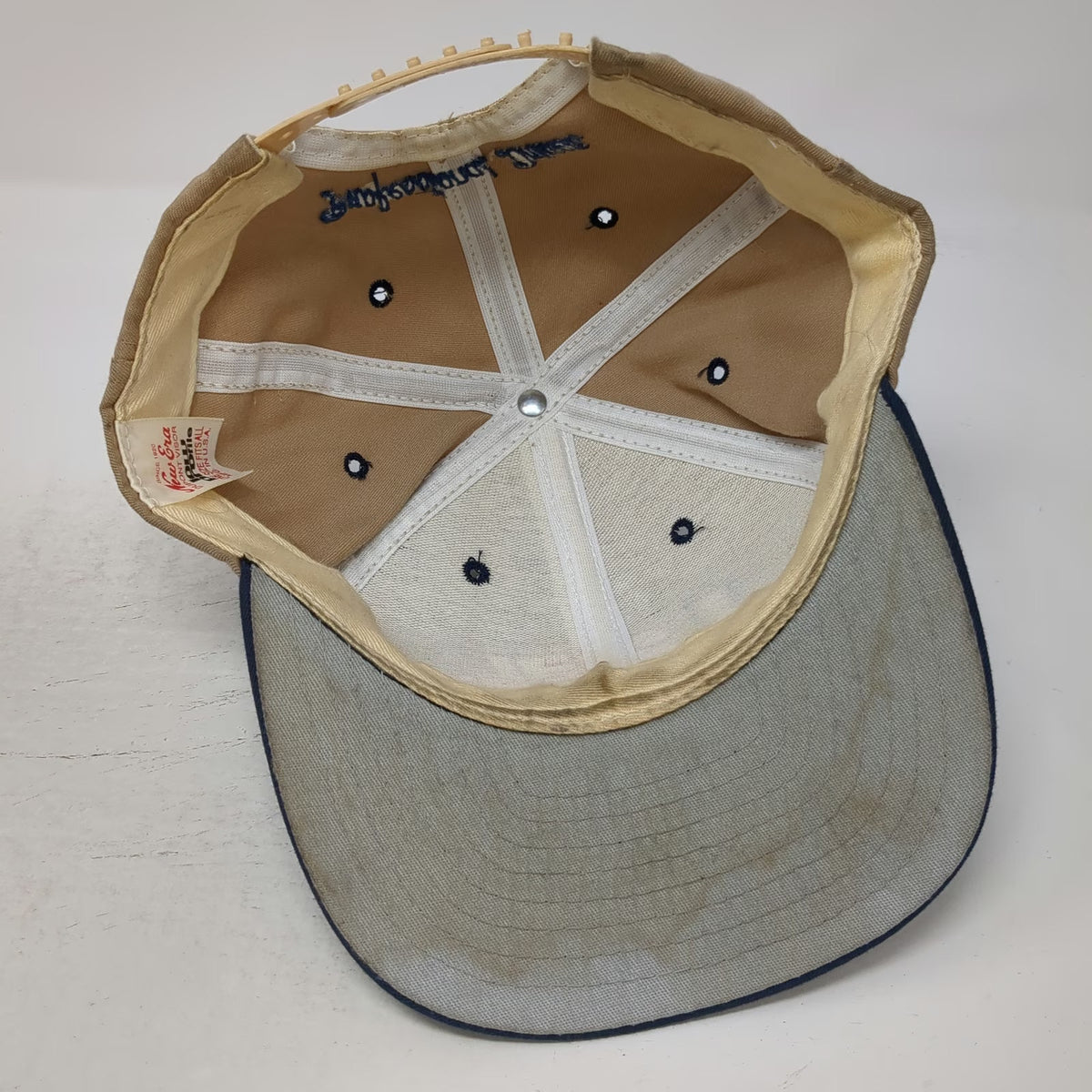 New Era Trucker Hat Beige One Size Crete Carrier Corporation Professional Driver