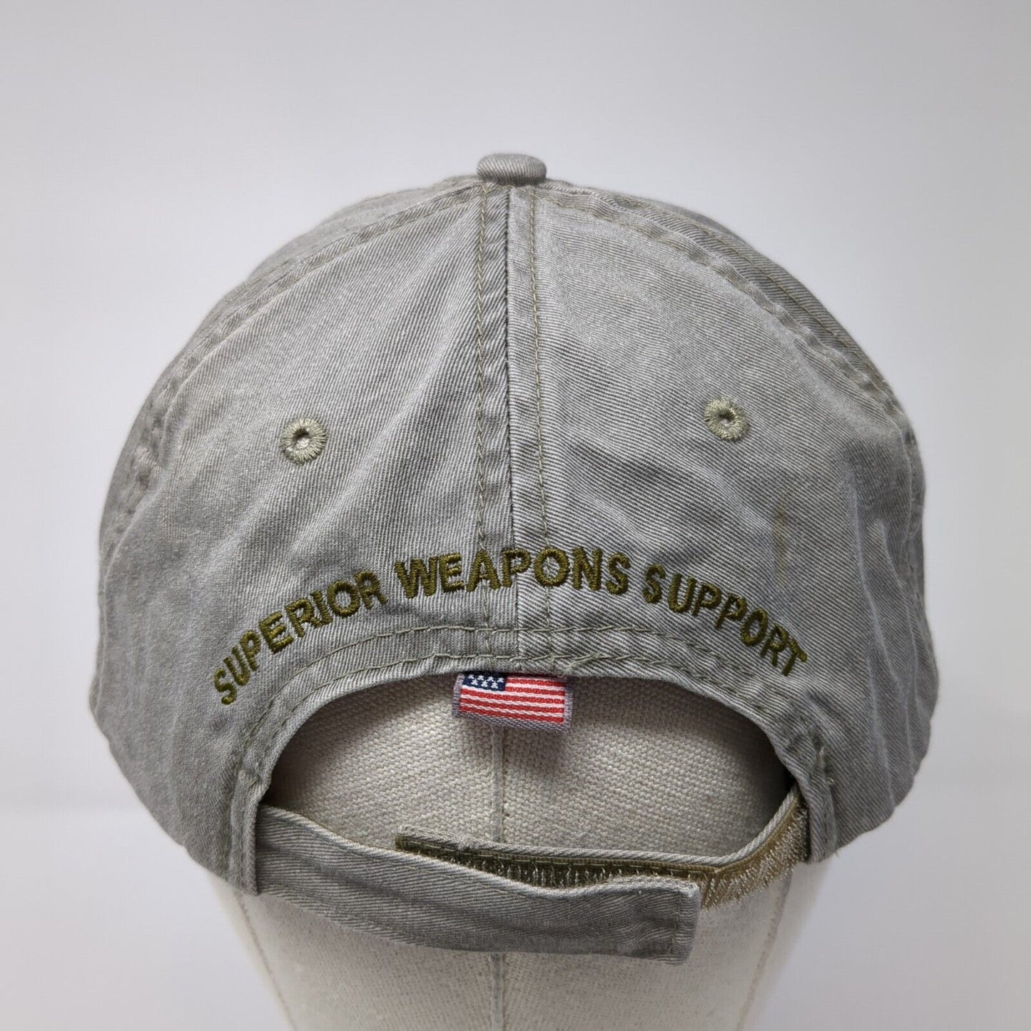 Brownells Mille Supply Group Strapback Hat Gray One Size Adjustable