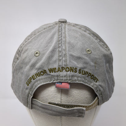 Brownells Mille Supply Group Strapback Hat Gray One Size Adjustable