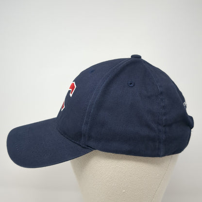 Plaza Tire Strapback Baseball Cap Blue One Size Adjustable Embroidered 6 Panel