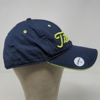 Titleist by New Era Men's Slideback Hat Blue Green Embroidered Big Logo Cotton