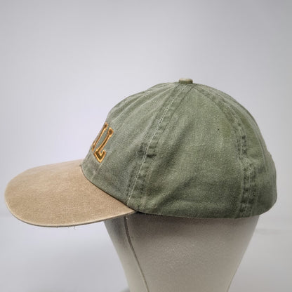 Imperial Baseball Cap Green Brown Gold One Size Vail Embroidered Hat Slideback