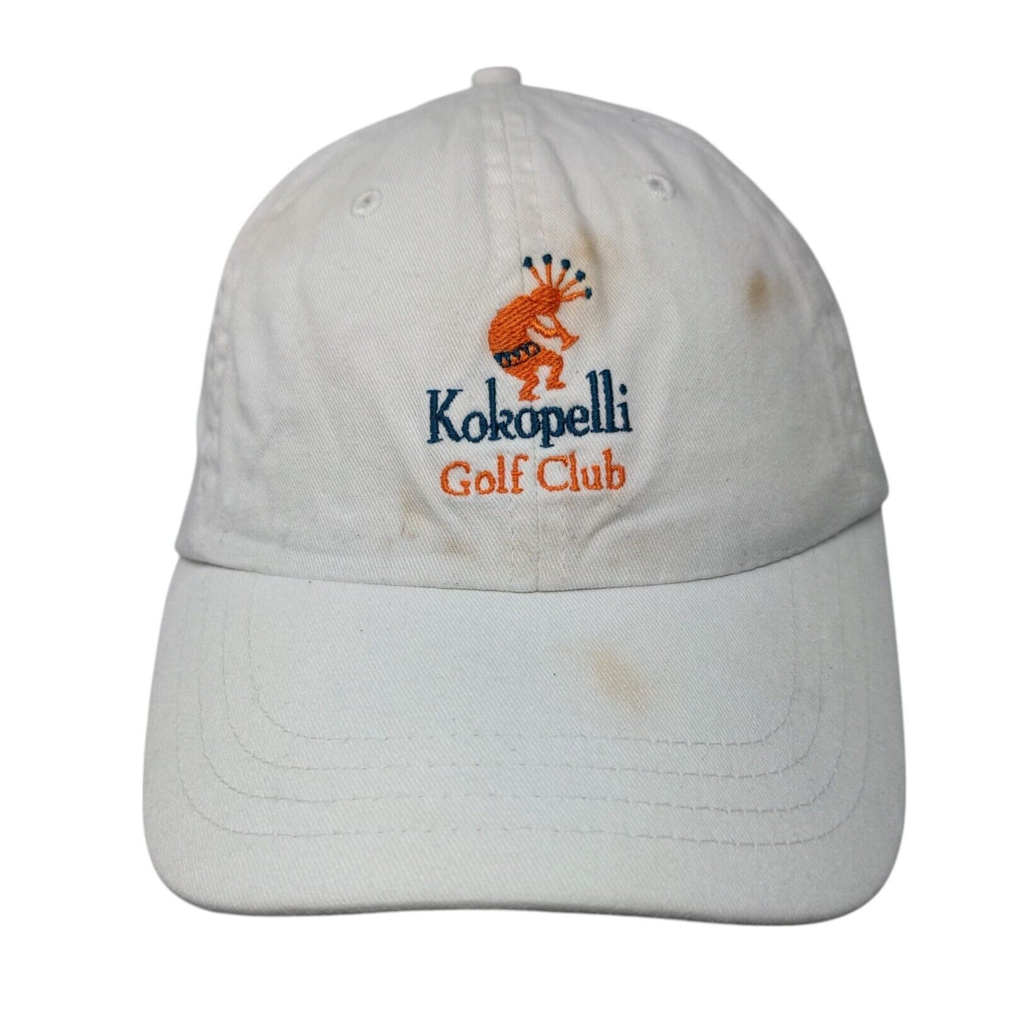 Kokopelli Golf Club Slideback Hat White OSFA Solid American Dry Goods