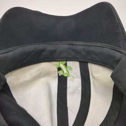 Desperados Baseball Cap Black One Size Gecko Logo Green Red Strapback Hat Lizard