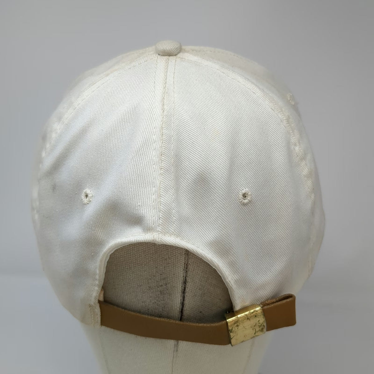 Headliner American NDT Products Inc 5 Panel White Hat One Size Rope Strapback