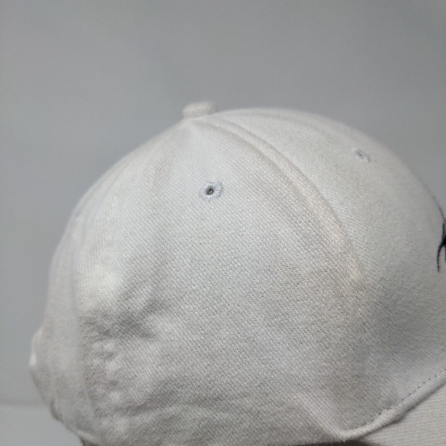Kilauea Hawaii Strapback Hat White One Size Embroidered Hawaiian Headwear