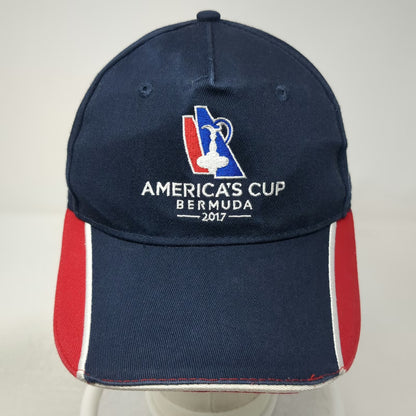 America's Cup 2017 Bermuda 5 Panel Blue One Size Hat XL Catlin Sponsor Sailing