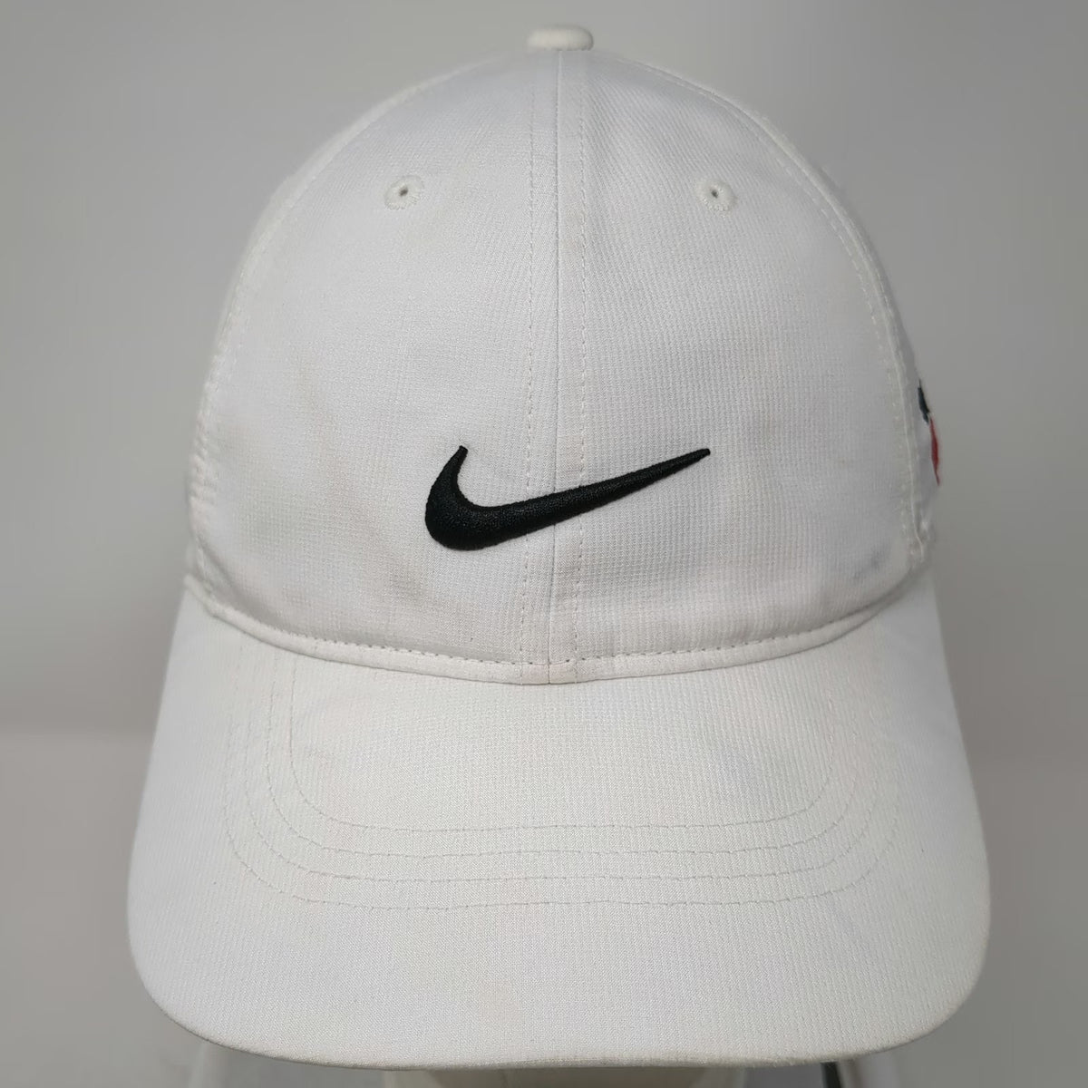 Nike Baseball Cap White One Size Safeway Open Golf Embroidered Strapback Hat