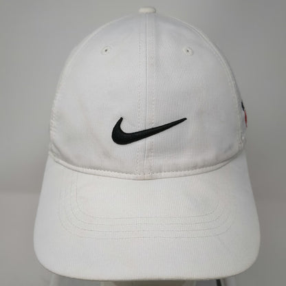 Nike Baseball Cap White One Size Safeway Open Golf Embroidered Strapback Hat