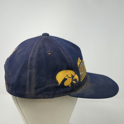 Sports Specialties Iowa Hawkeyes NCAA Snapback Hat Blue Yellow Green Vintage
