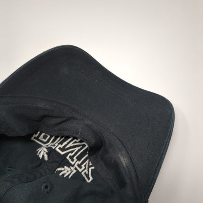 PINK Victoria's Secret Strapback Hat Black One Size Embroidered 6 Panel