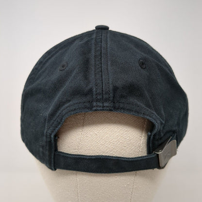 Brcc Slideback Hat Black M/L Adjustable Embroidered 6 Panel Richardson Cotton