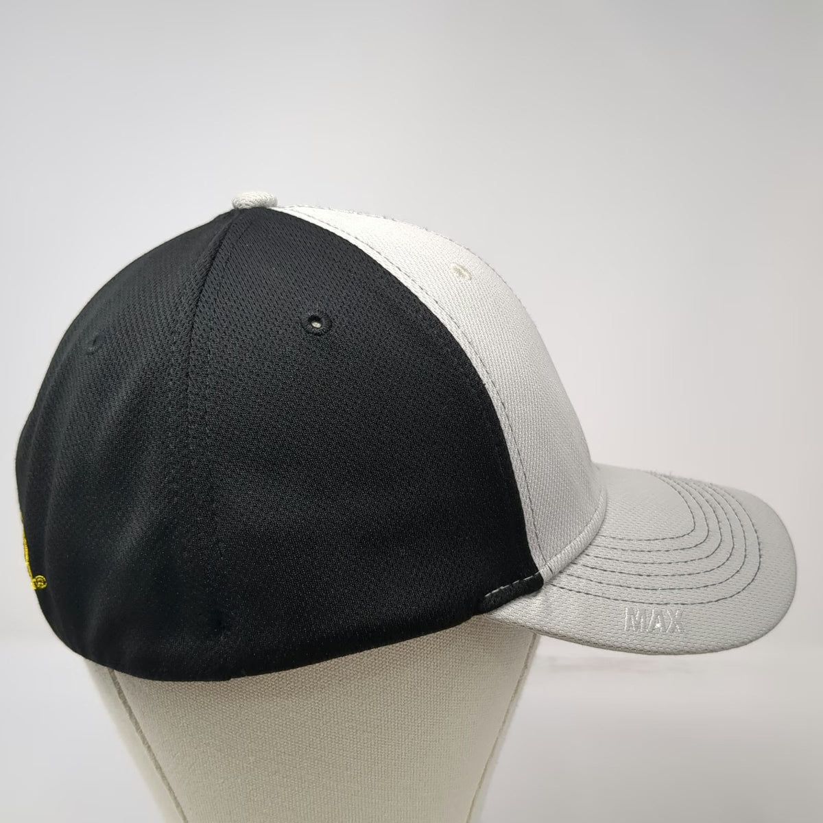 Triple Crown Max Hat Gray Black Baseball Cap XL Stinger Bridge Iron Hornet