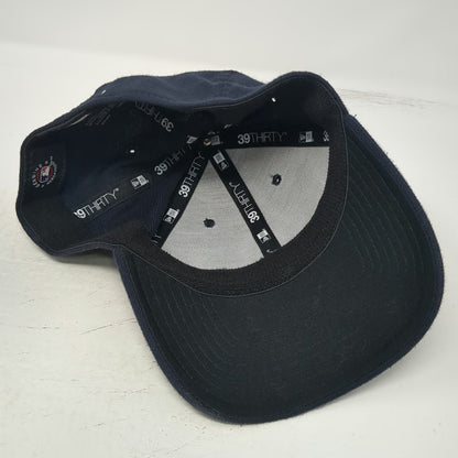 Boston Red Sox MLB New Era Baseball Cap Blue L Hat Curved Brim Stretch 39THIRTY