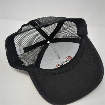 Spider-Man Snapback Trucker Hat Black OS Adjustable Embroidered Mesh Back Marvel