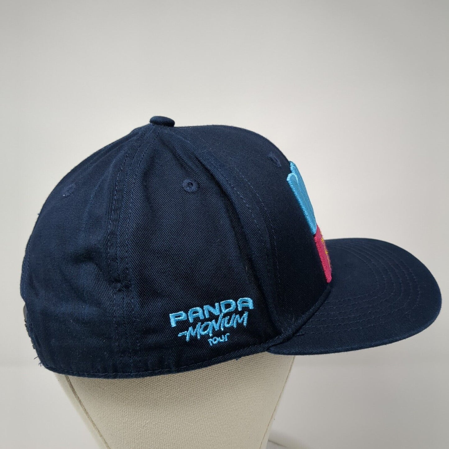 Dude Perfect Snapback Hat Blue One Size Adjustable Panda Monium Tour