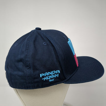 Dude Perfect Snapback Hat Blue One Size Adjustable Panda Monium Tour
