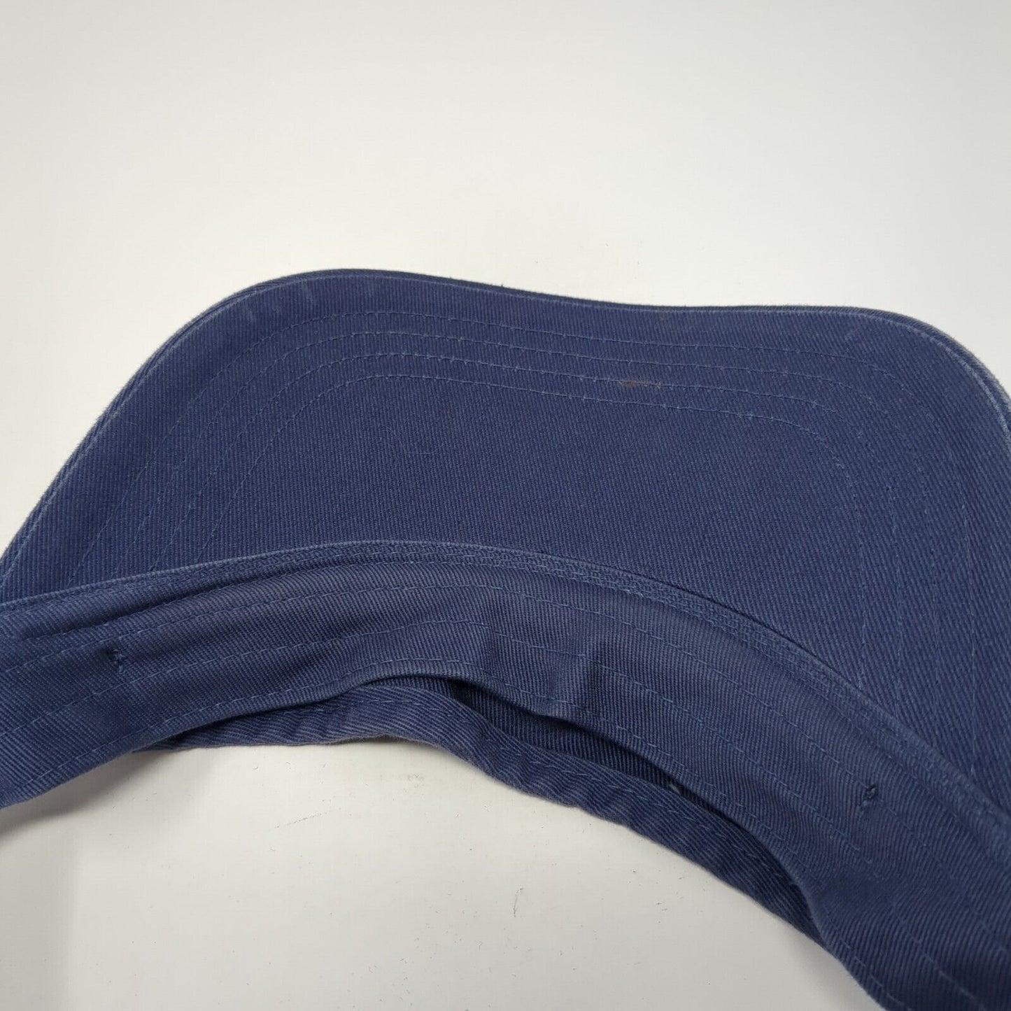 Gap Strapback Sun Visor Hat Blue M/L Adjustable Lightweight Embroidered Cotton
