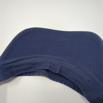 Gap Strapback Sun Visor Hat Blue M/L Adjustable Lightweight Embroidered Cotton