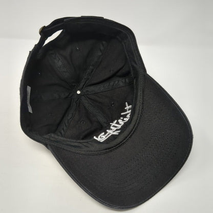 Thirty-One Slideback Hat Black One Size Adjustable Embroidered Vented Holes