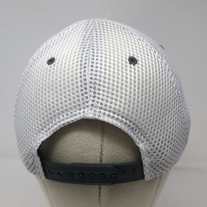 Cap America Hebron Brick Company Trucker Hat Gray One Size Mesh Snapback Camo