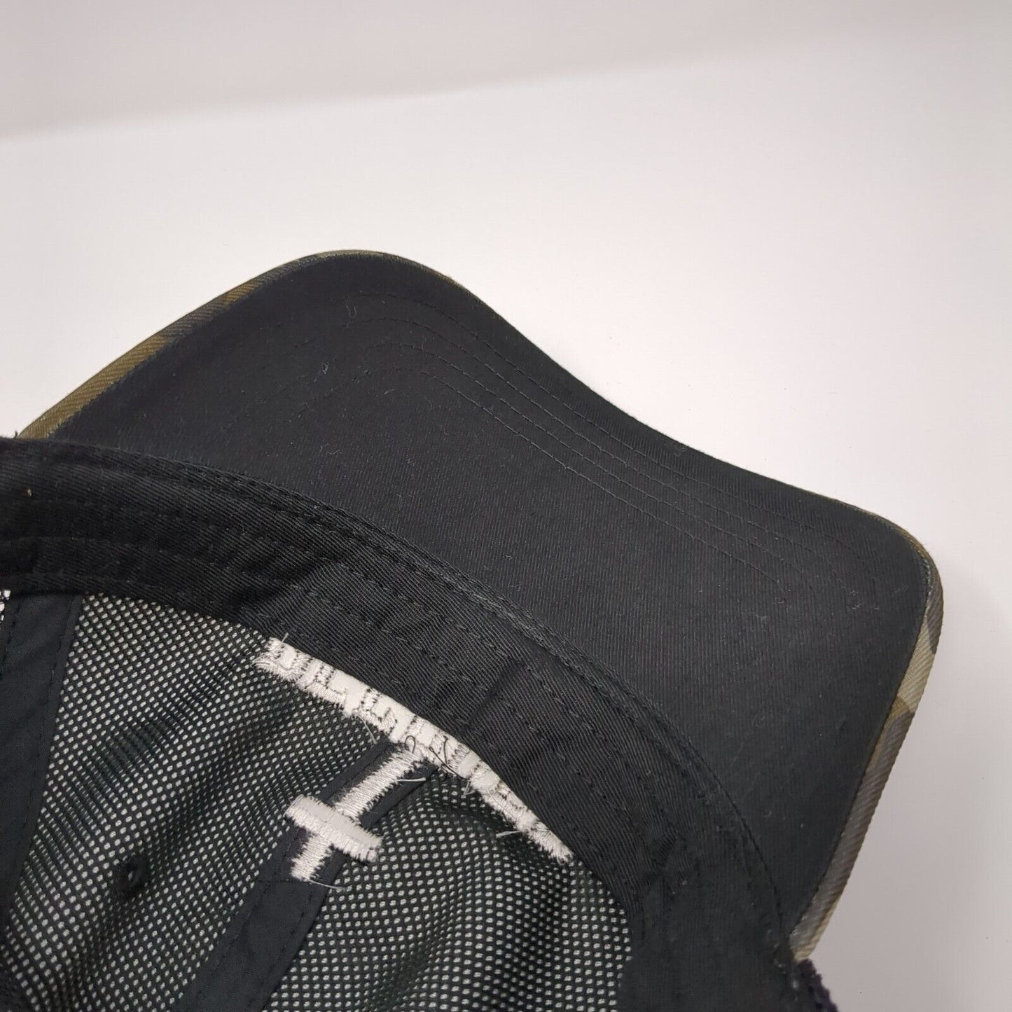 Rescued Snapback Trucker Hat Camouflage M/L Adjustable Mesh Back Richardson