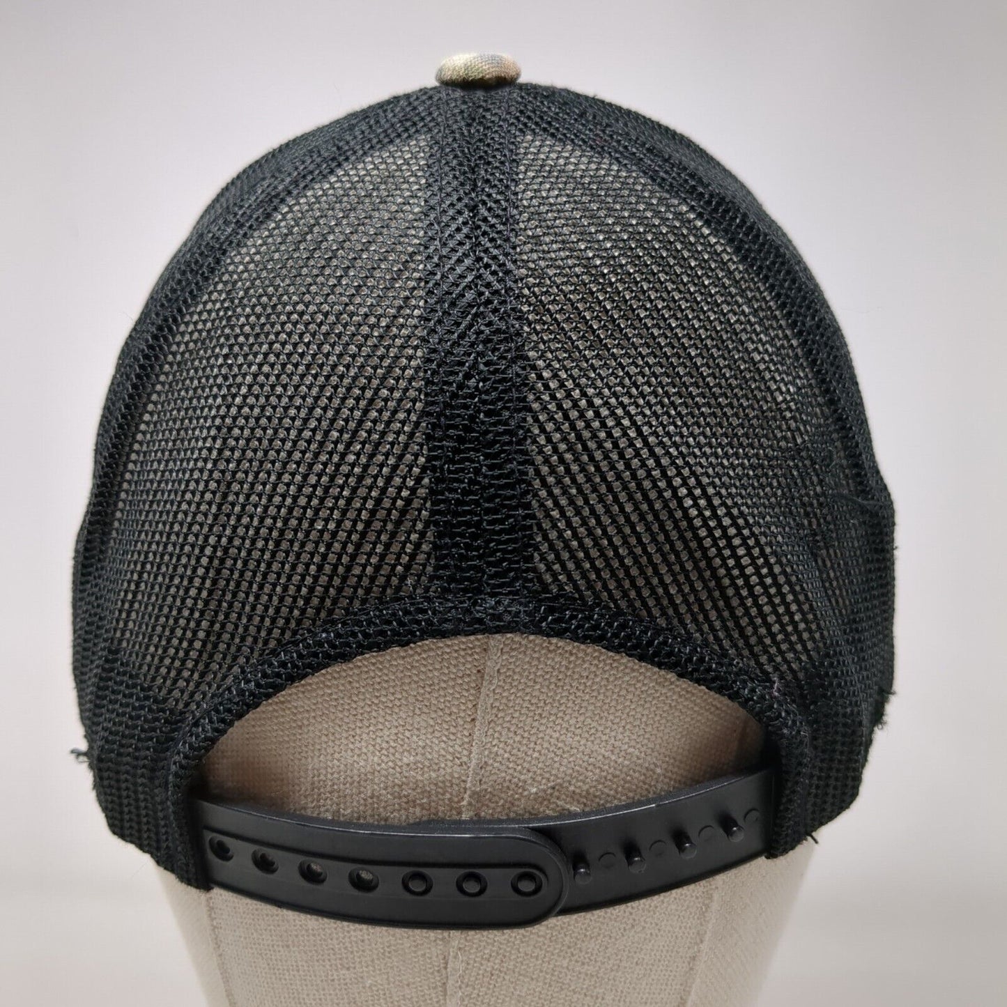 Cabela's Snapback Mesh Back Trucker Hat Camo One Size Hunting Outdoor