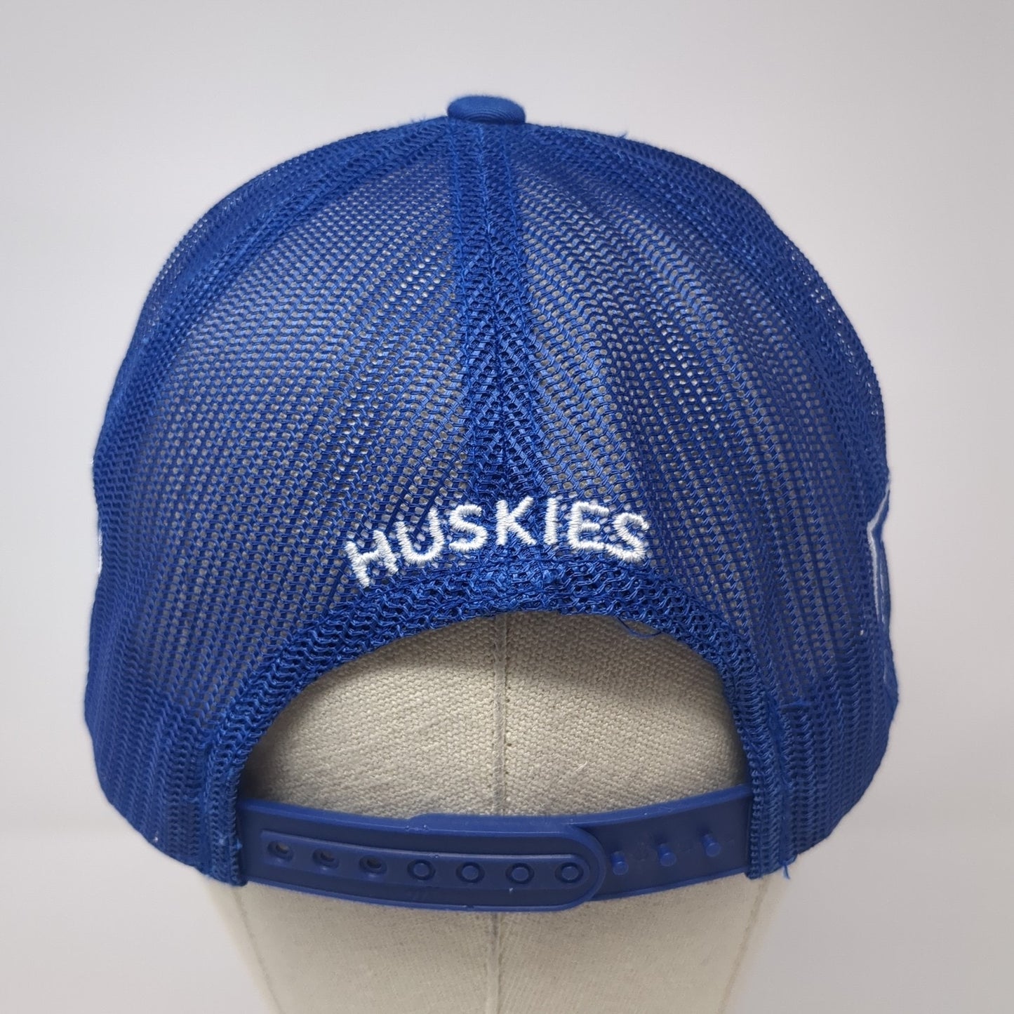 5S Transportation Emmett ID Huskies Trucker Hat Blue One Size Adjustable Yupoong