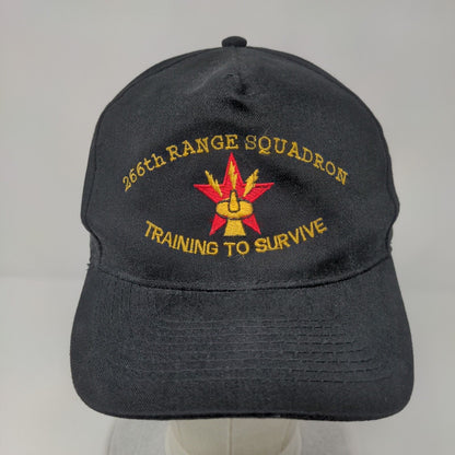 266th Range Squadron Training To Survive Snapback Hat Black OSFA Adjustable Otto