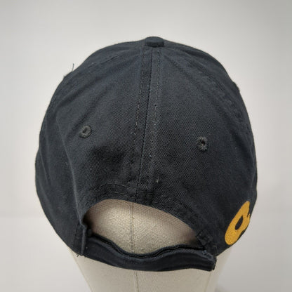 Qdoba Strapback Hat Black One Size Adjustable Embroidered 6 Panel