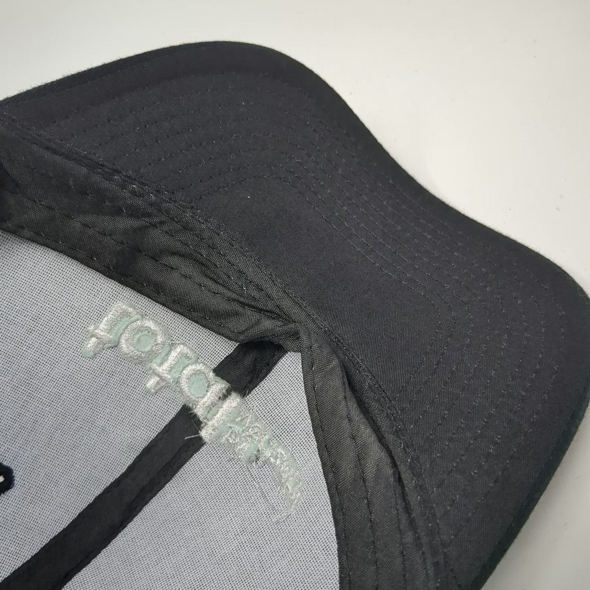 Hit Total By Verizon Black One Size Baseball Cap Hat Strapback Cotton Logo