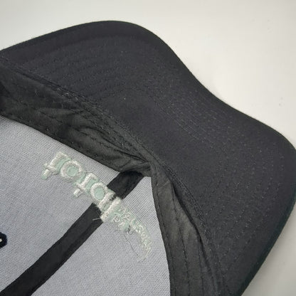 Hit Total By Verizon Black One Size Baseball Cap Hat Strapback Cotton Logo